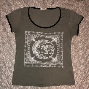 G Mini Elephant Crop Top